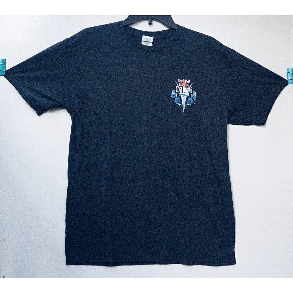 Red Bull Cliff Diving World Series 2022 Boston USA T-Shirt Navy‎ Men's Size M